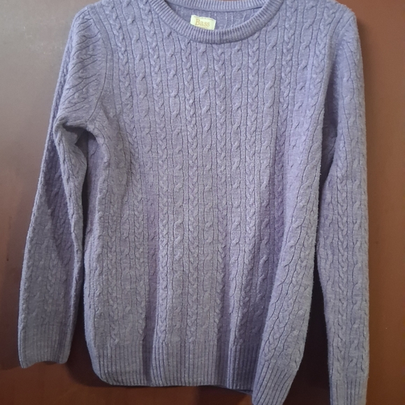 Bass Sweaters - Bass WomensPurple Cable Knit Sweater